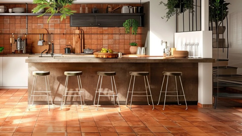Terracotta Backsplash